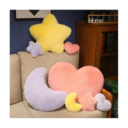 Heart Pillows,Decorative Pillow - Peony Pink Heart