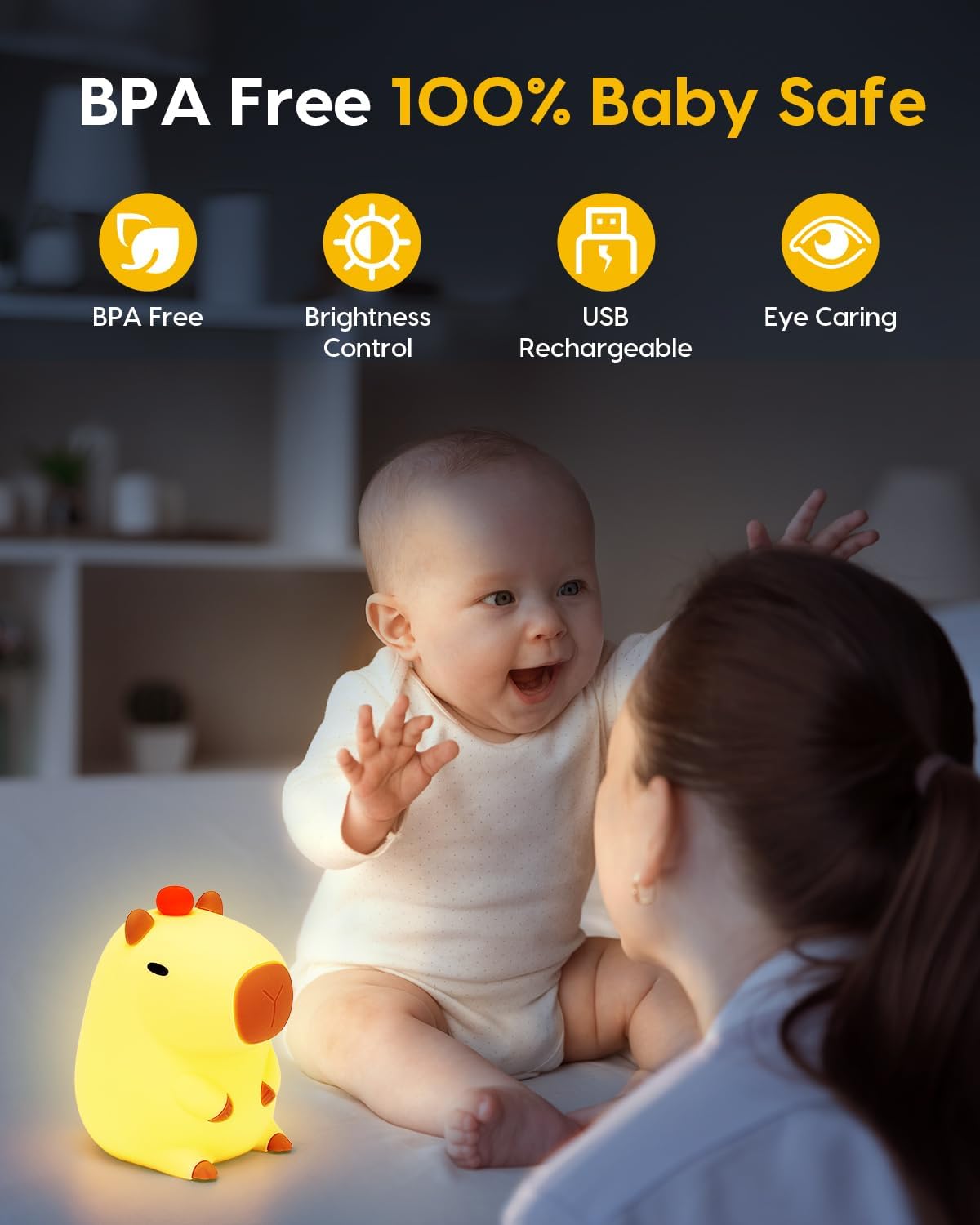 Capybara Night Light