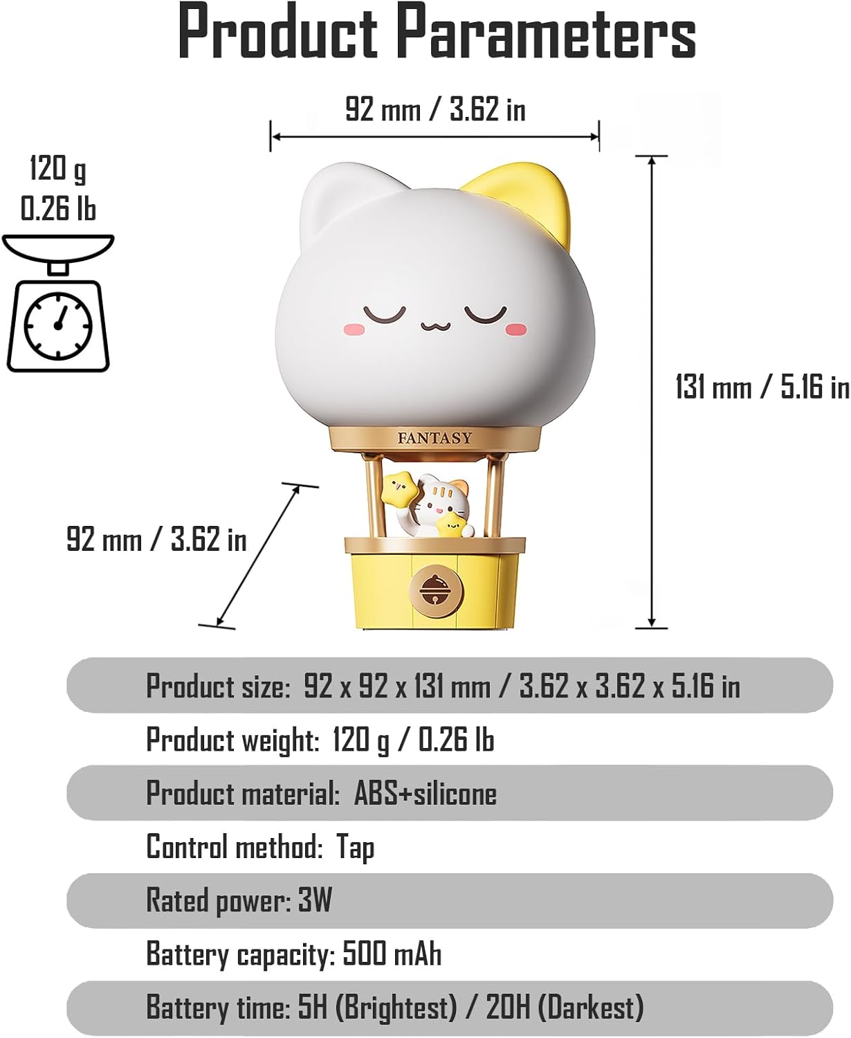 Hot Air Balloon Night Light