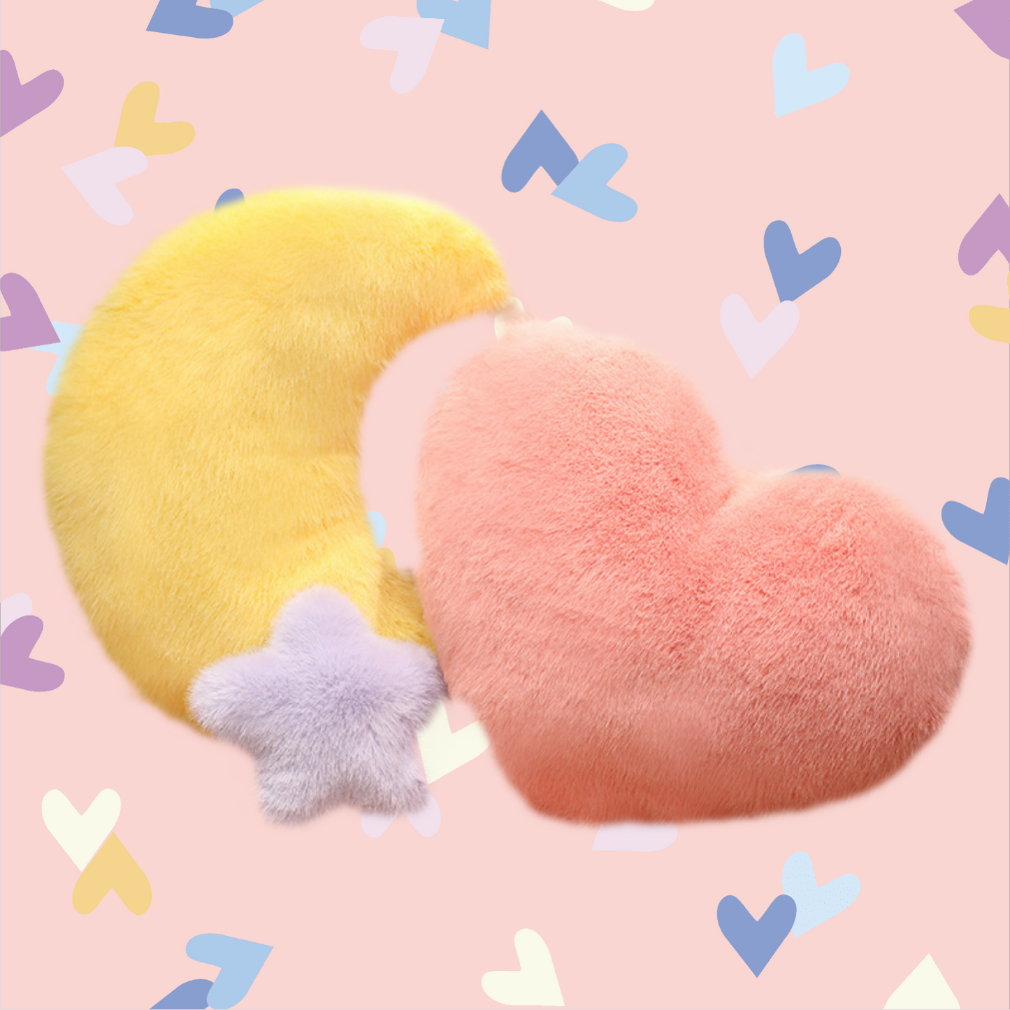 Heart Pillows,Decorative Pillow - Peony Pink Heart