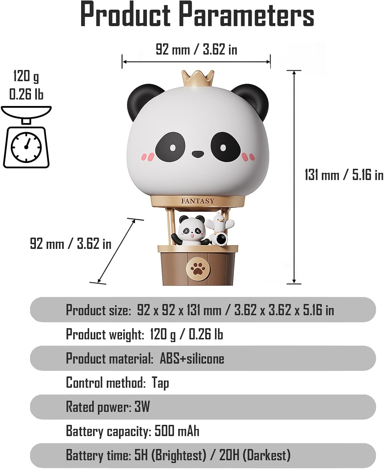 Hot Air Balloon Night Light